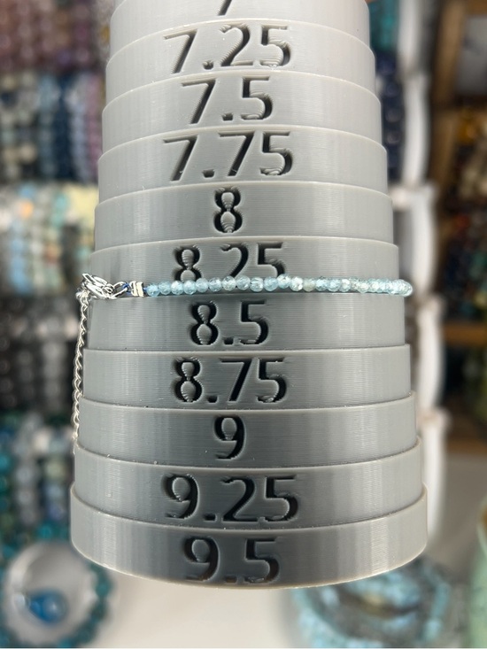 Jewelry - Aquamarine anklet